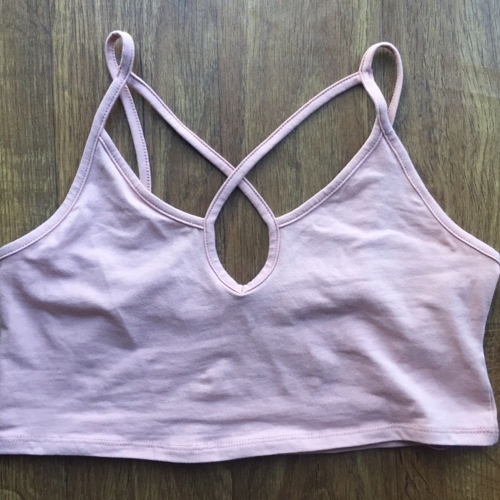 ✨New! Blush caged bralette crop top✨ - Picture 2 of 4